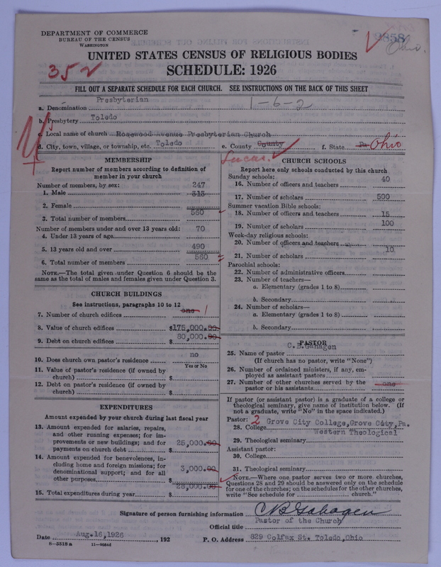 Scan of Presbyterian Church in the United States of America: 2858