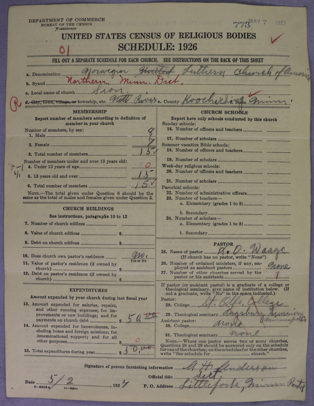 Scan of Norwegian Lutheran Church of America: 773