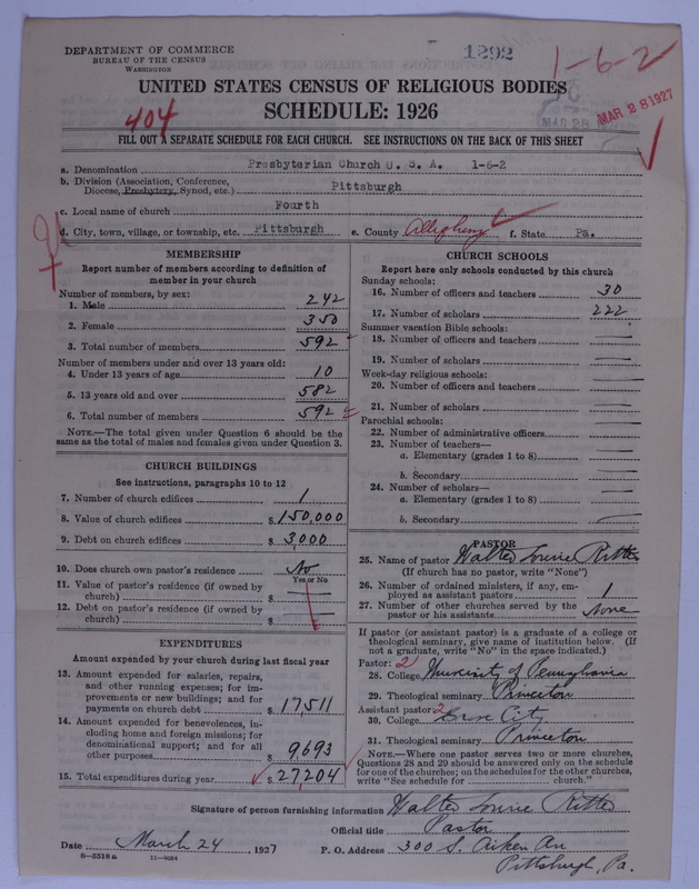 Scan of Presbyterian Church in the United States of America: 1292