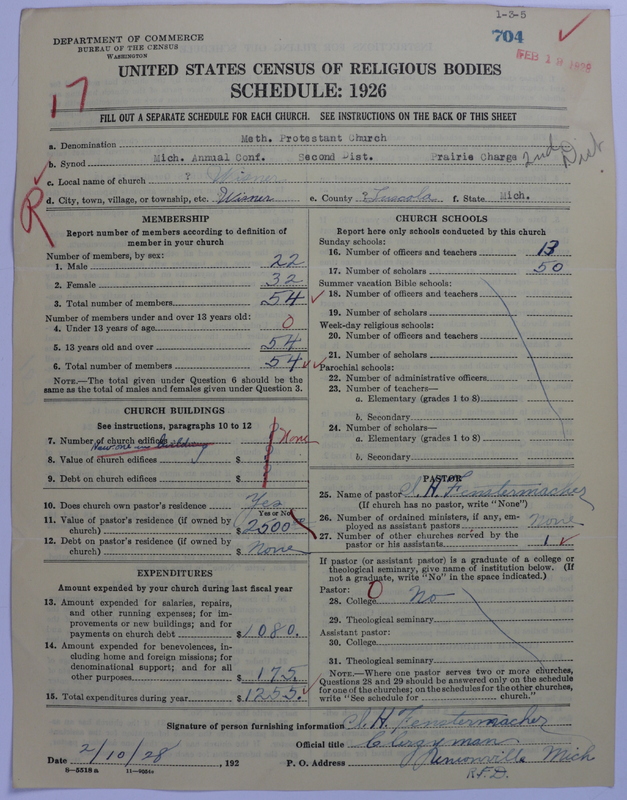 Scan of Methodist Protestant Church: 704