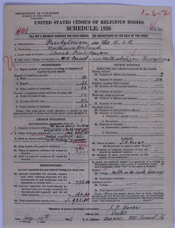 Scan of Presbyterian Church in the United States of America: 2126