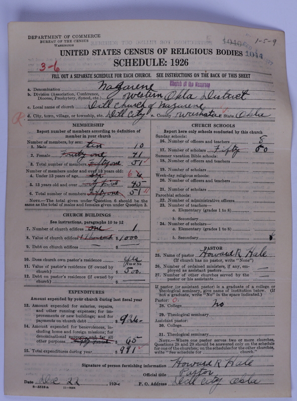 Scan of Church of the Nazarene: 1044
