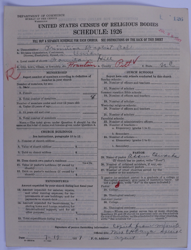 Scan of Colored Primitive Baptists: 126