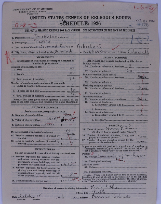 Scan of Presbyterian Church in the United States of America: 8078