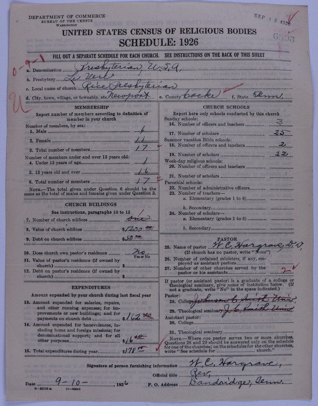 Scan of Presbyterian Church in the United States of America: 6893