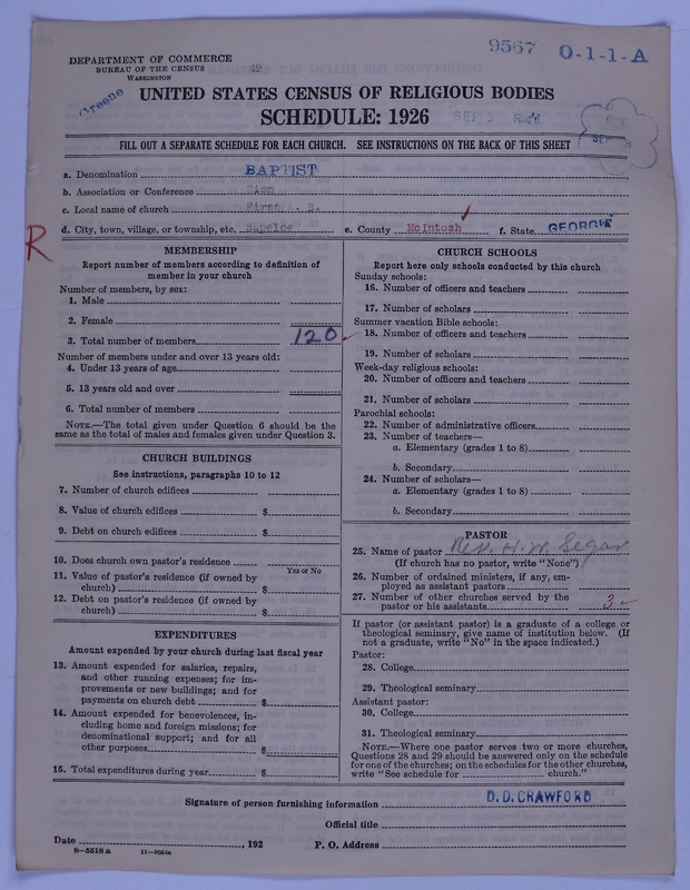 Scan of Negro Baptists: 9567