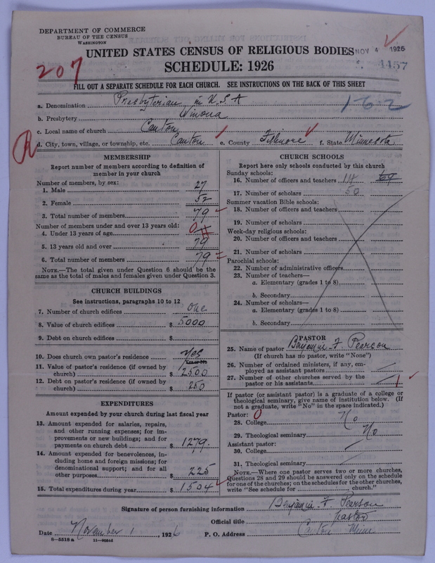 Scan of Presbyterian Church in the United States of America: 4457