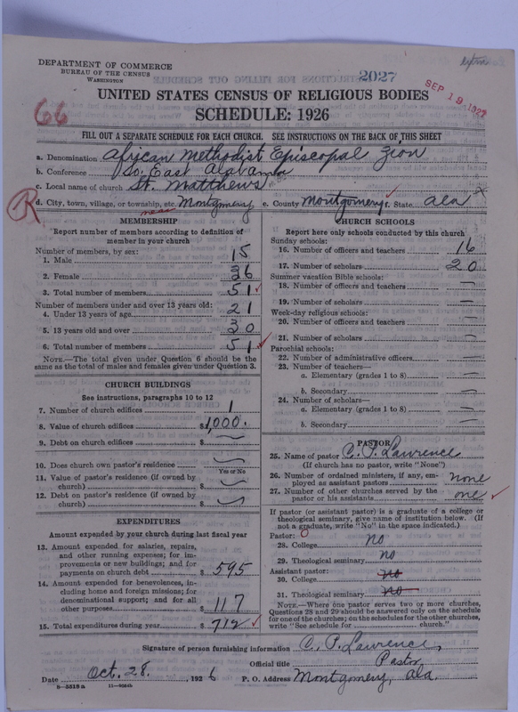 Scan of African Methodist Episcopal Zion Church: 2027
