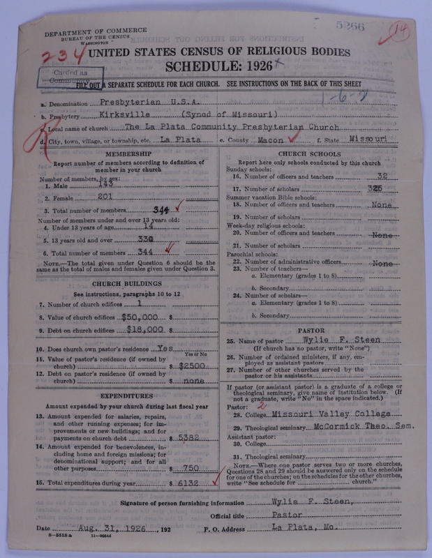 Scan of Presbyterian Church in the United States of America: 5266