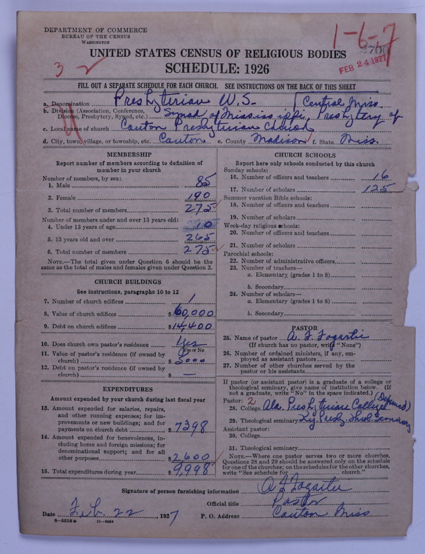 Scan of Presbyterian Church in the United States: 2700