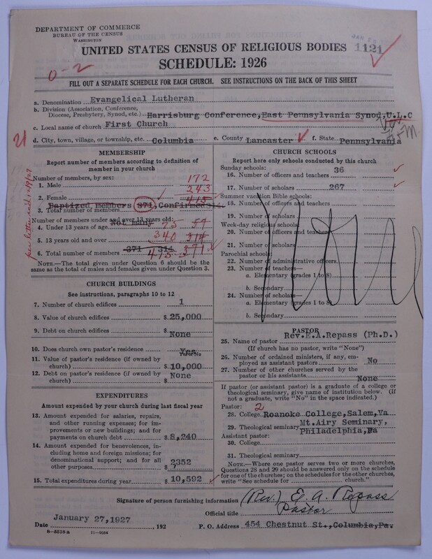Scan of United Lutheran Church in America: 1121