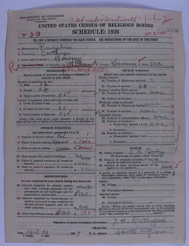 Scan of Presbyterian Church in the United States of America: 5238