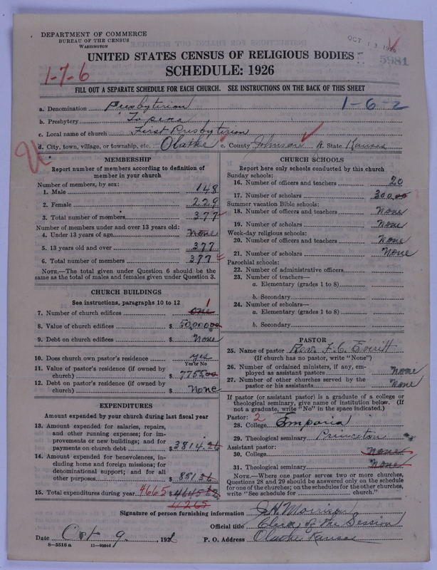 Scan of Presbyterian Church in the United States of America: 5981