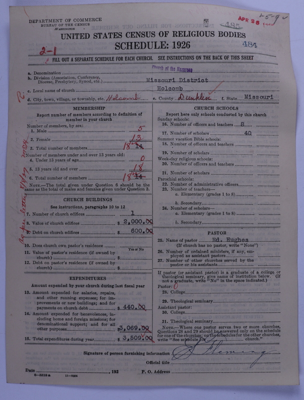 Scan of Church of the Nazarene: 484