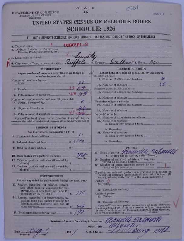 Scan of Disciples of Christ: 2651