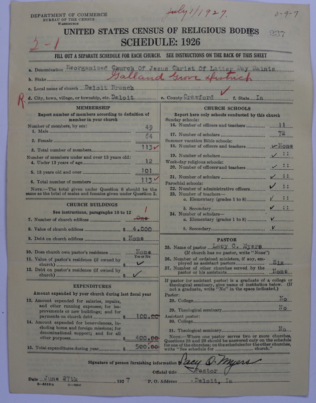 Scan of Reorganized Church of Jesus Christ of Latter Day Saints: 237