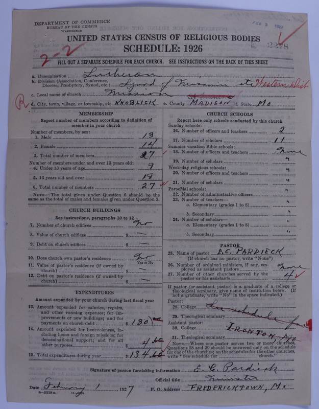 Scan of Evangelical Lutheran Synodical Conference of America: Evangelical Lutheran Synod of Missouri, Ohio, and Other States: 2278