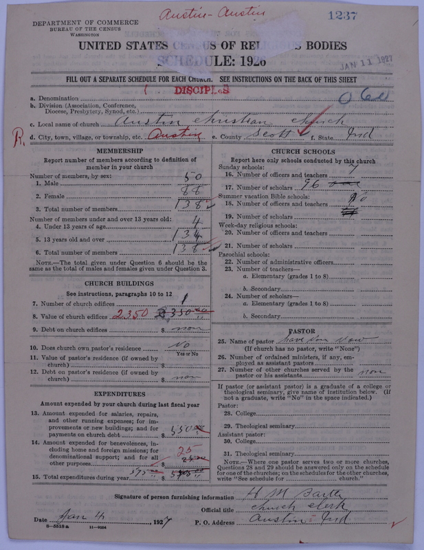 Scan of Disciples of Christ: 1237