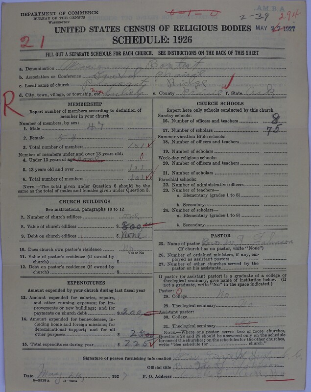 Scan of Landmark Baptist of America: 294