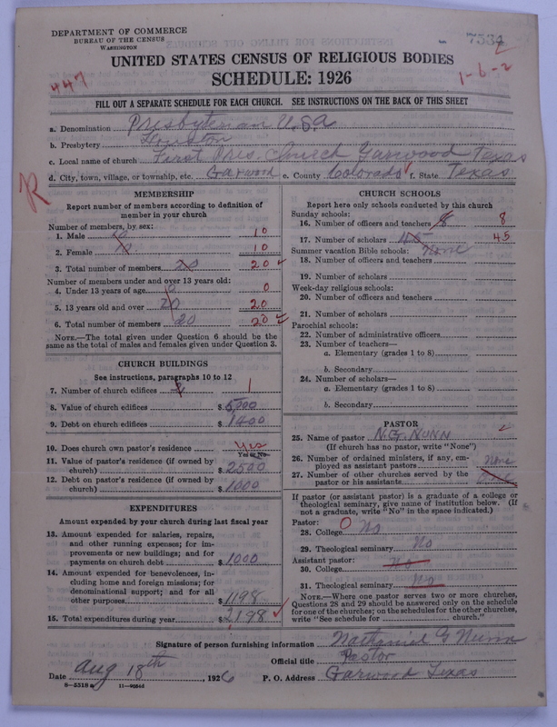 Scan of Presbyterian Church in the United States: 7534