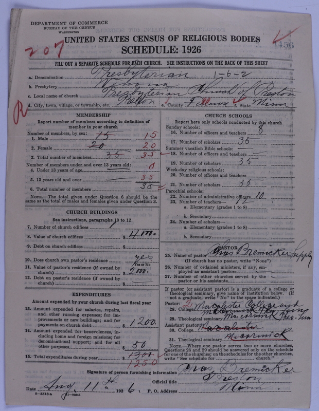 Scan of Presbyterian Church in the United States of America: 4456