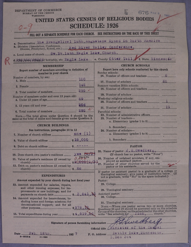 Scan of Evangelical Lutheran Augustana Synod of North America: 676