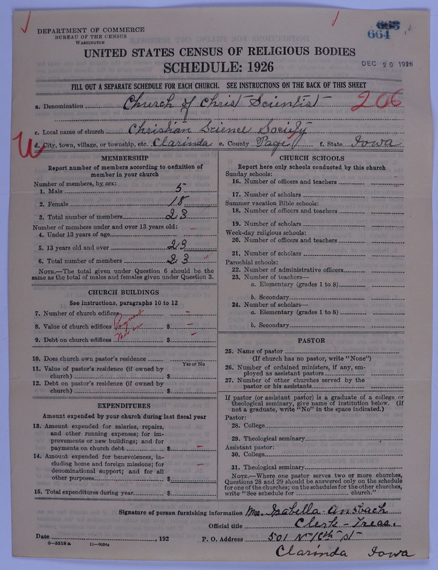 Scan of Church of Christ, Scientist: 664