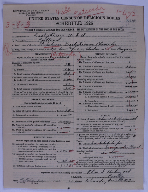 Scan of Presbyterian Church in the United States of America: 8442