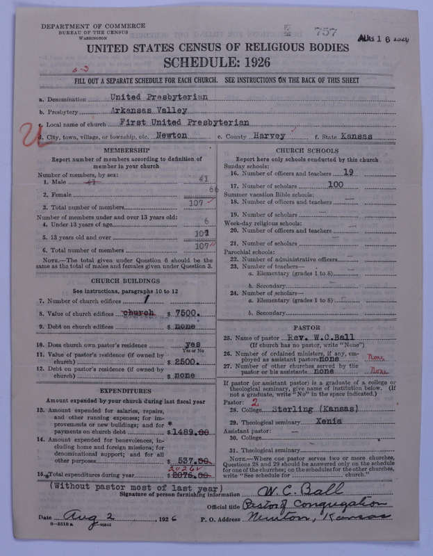 Scan of United Presbyterian Church of North America: 757