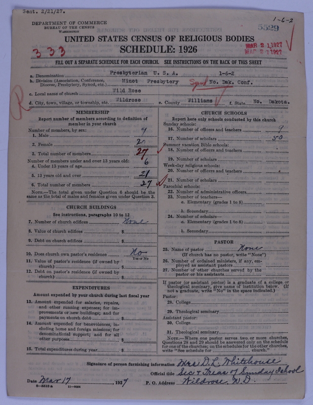 Scan of Presbyterian Church in the United States of America: 5529