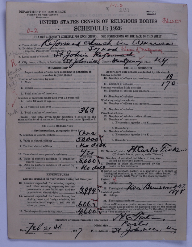 Scan of Reformed Church in America: 123