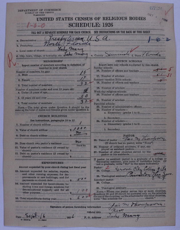 Scan of Presbyterian Church in the United States of America: 6729
