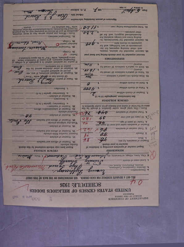 Scan of Synod of the Reformed Presbyterian Church of North America: 550