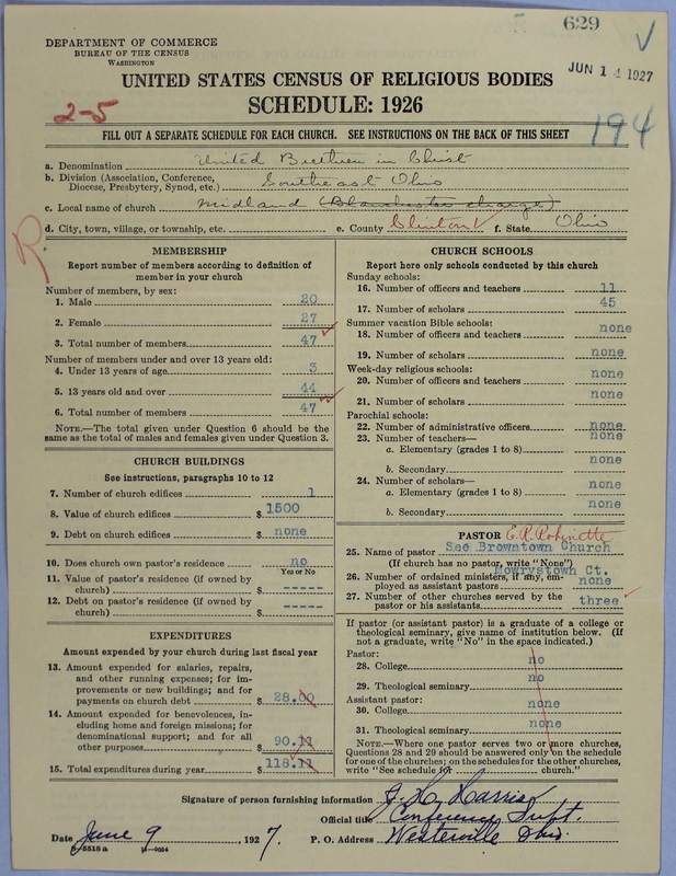 Scan of Church of the United Brethren in Christ: 629
