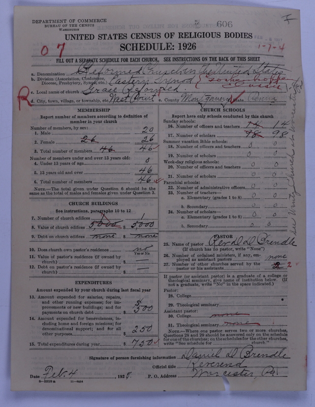 Scan of Reformed Church in the United States: 606