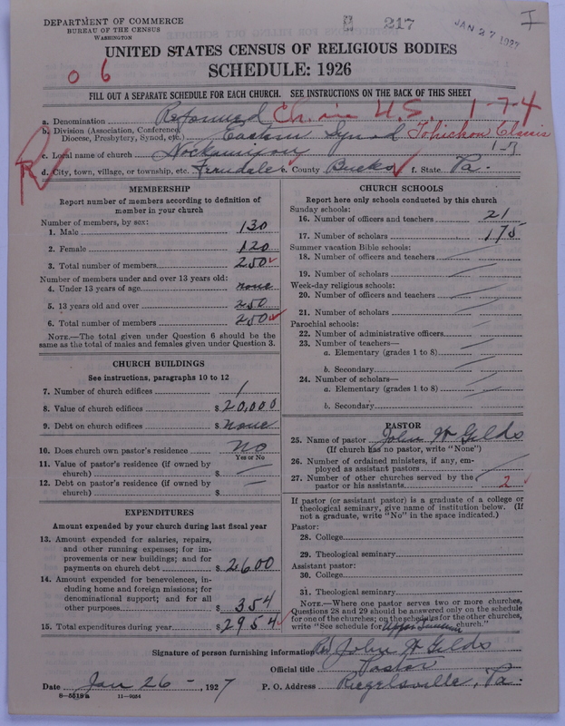 Scan of Reformed Church in the United States: 217