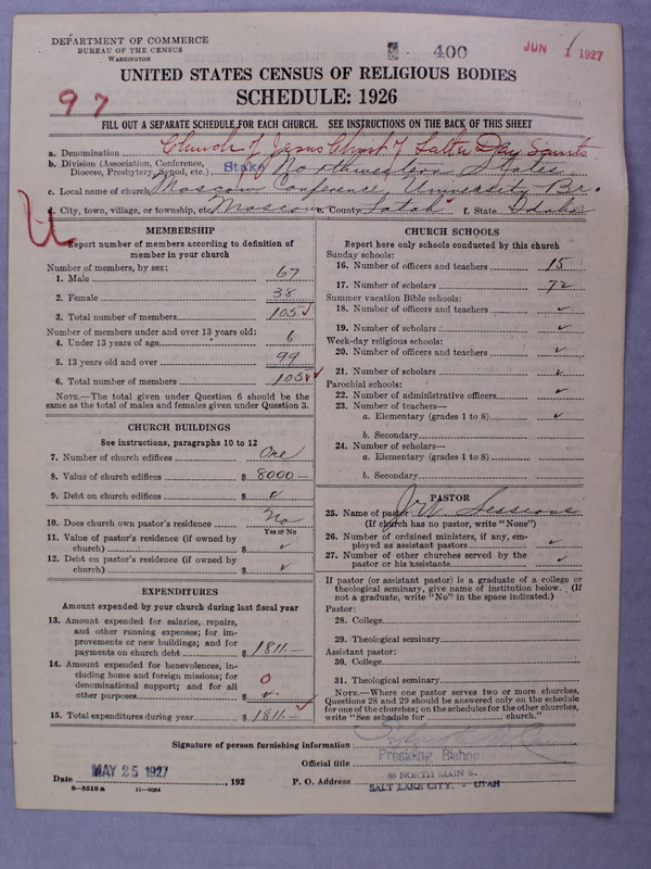 Scan of Church of Jesus Christ of Latter-day Saints: 400