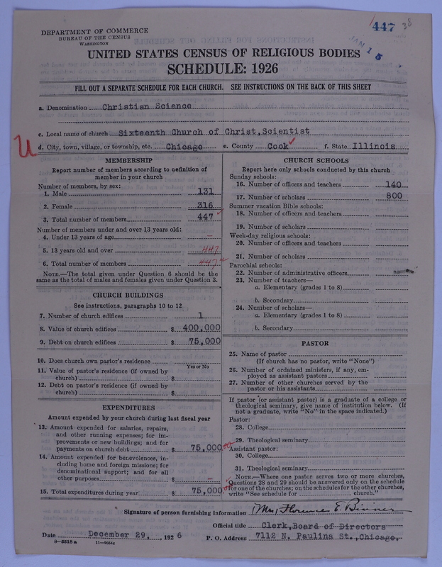 Scan of Church of Christ, Scientist: 447