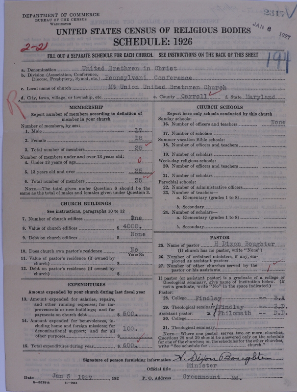 Scan of Church of the United Brethren in Christ: 2317