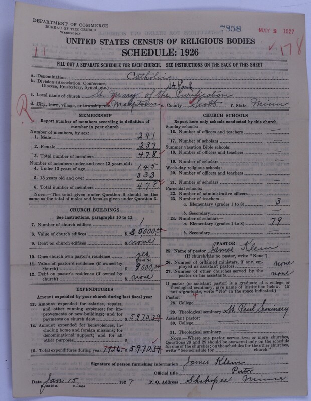Scan of Roman Catholic Church: 7858