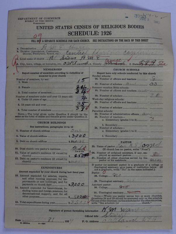 Scan of African Methodist Episcopal Church: 3753