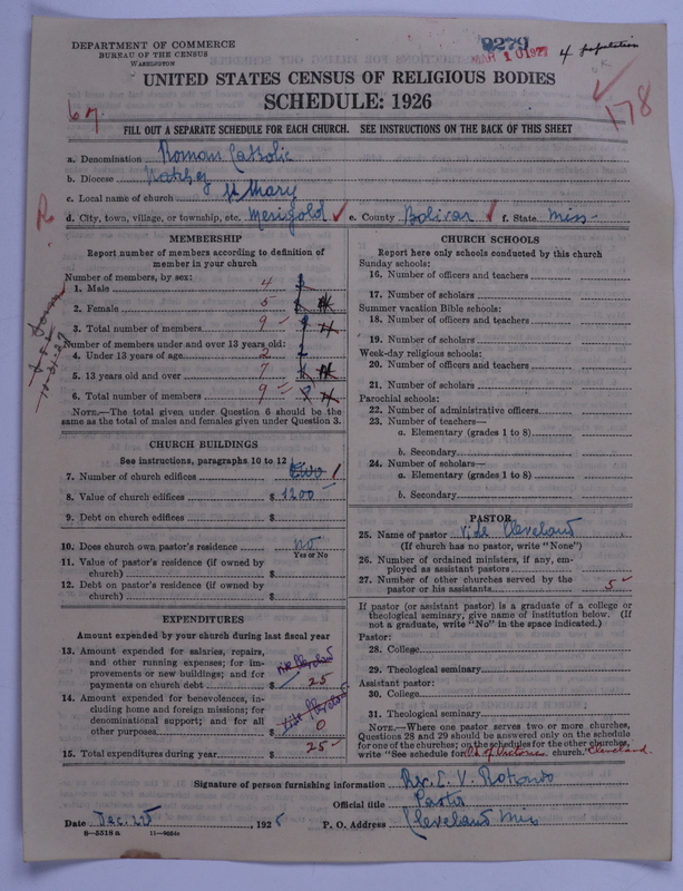 Scan of Roman Catholic Church: 9279