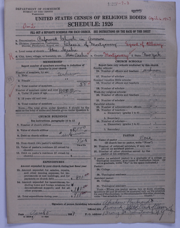 Scan of Reformed Church in America: 125