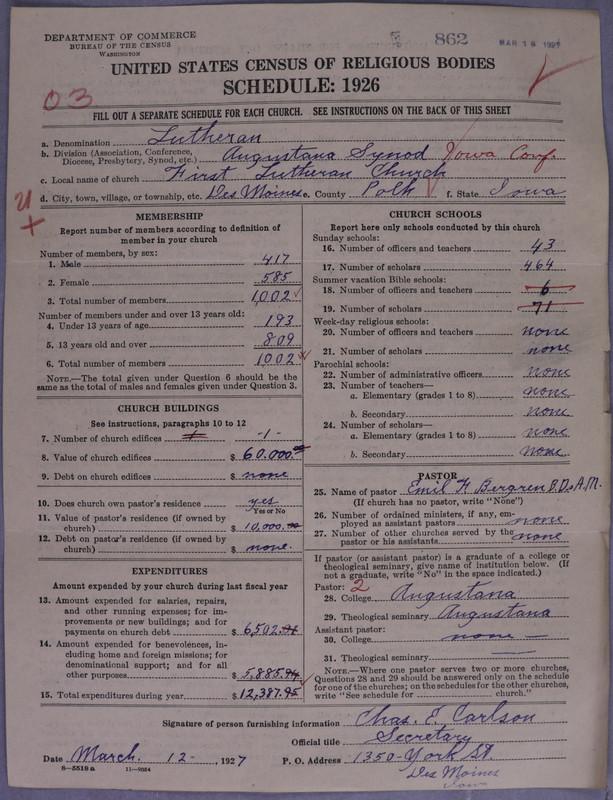 Scan of Evangelical Lutheran Augustana Synod of North America: 862