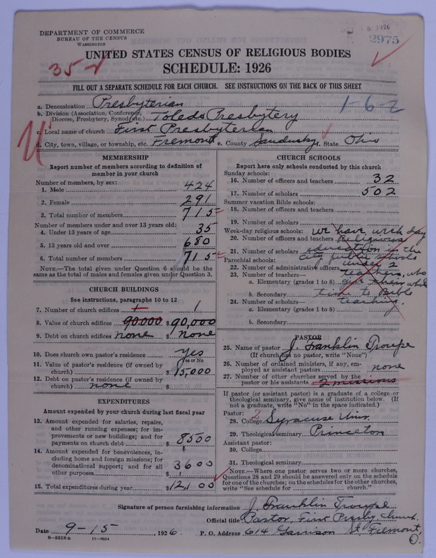 Scan of Presbyterian Church in the United States of America: 2975