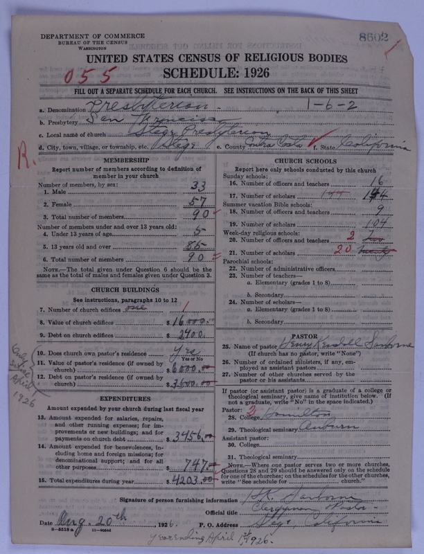 Scan of Presbyterian Church in the United States of America: 8602