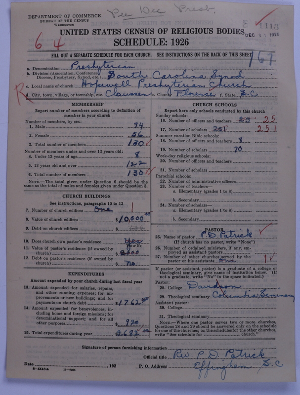 Scan of Presbyterian Church in the United States: 1413