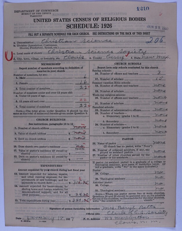 Scan of Church of Christ, Scientist: 1210