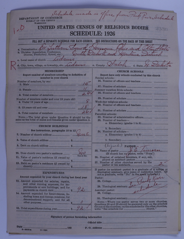 Scan of Evangelical Lutheran Synodical Conference of America: Evangelical Lutheran Synod of Missouri, Ohio, and Other States: 2530