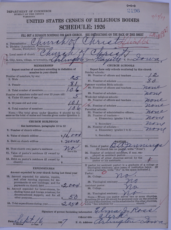 Scan of Disciples of Christ: 2196